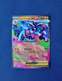 Pokemon TCG Mega Evolution Black Star Promo: Mega Charizard X ex MEP 029 - NM - Image 1