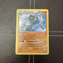 Pokemon TCG - Machamp - 46/111 - Furious Fists - LP Holo Rare (2014) - Image 1