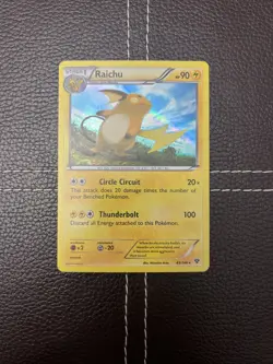 Pokemon TCG - Raichu - 43/146 - XY Base Set - MP Holo Rare (2014) - Image 1