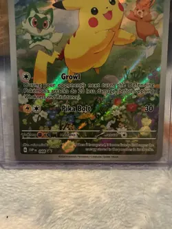 Pikachu SVP 088 Black Star Promo Scarlet & Violet Full Art Holo Pokemon TCG - Image 3