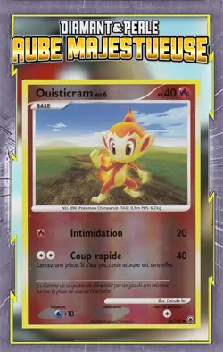 Ouisticram Reverse - DP05:Aube Majestueuse - 56/100 - Carte Pokemon Francaise - Image 1