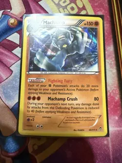 Pokemon TCG - Machamp 46/111 Holo Rare - XY Furious Fists - LP - Image 1