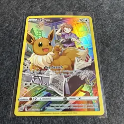 Eevee TG11/TG30 Pokemon Brilliant Stars Trainer Gallery Ultra Rare Holo NM - Image 2