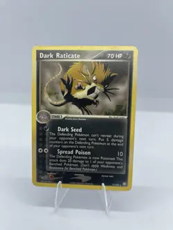 Pokemon TCG Dark Raticate EX Team Rocket Returns 17/109 2004 Nintendo Rare 70 H… - Image 1
