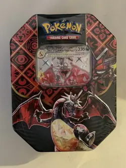 Pokemon Paldean Fates Charizard EX Tin New/Factory Sealed/Shiny Charizard promo! - Image 1