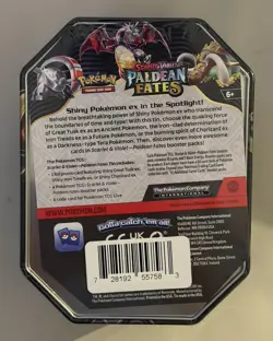 Pokemon Paldean Fates Charizard EX Tin New/Factory Sealed/Shiny Charizard promo! - Image 2