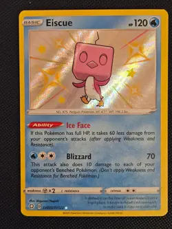 EISCUE SV035/SV122 RARE SHINY SHINING FATES SHINY VAULT POKEMON HOLO NM/M 2021 - Image 1