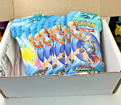 12 Pokemon Sleeved Journey Together Booster Packs. - Image 1