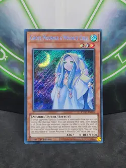 Yugioh Ghost Mourner & Moonlit Chill ETCO-EN036 Secret Rare 1st Edition NM - Image 1