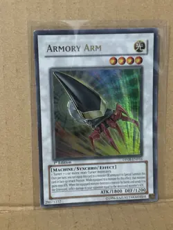 Yu-Gi-Oh Armory Arm DP08-EN016 1st Edition Ultra Rare LP - Image 1