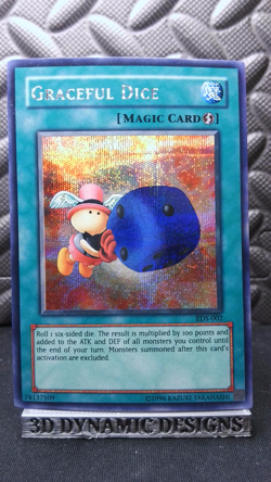 | Yugioh Graceful Dice EDS-002 Secret Rare Eternal Duelist Soul NM- 🔥 | - Image 1
