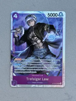 Trafalgar Law ST10-010 Foil SR Premium Booster PRB-01 English ONE PIECE Card NM - Image 1