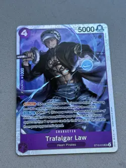 Trafalgar Law ST10-010 Foil SR Premium Booster PRB-01 English ONE PIECE Card NM - Image 3