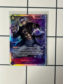 One Piece Trafalgar Law ST10-010 SR PRB-01 TCG English NM - Image 1