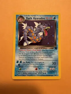Pokemon TCG Dark Gyarados Holo Rare Card 8/82 Team Rocket - Image 1