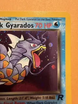 Pokemon TCG Dark Gyarados Holo Rare Card 8/82 Team Rocket - Image 3