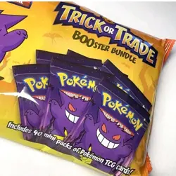 Pokemon Trading Card Game TCG Trick Or Trade BOOster Bundle 40 Mini Packs Sealed - Image 4