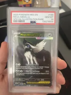 PSA 10 ABSOL ex 180/132 | Mega Evolutions Full Art Graded Pokemon Card - Image 1