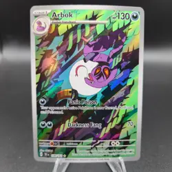 Arbok Illustration Rare 176/162 Pokemon Card - SV05: Temporal Forces - NM - Image 1