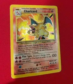 Pokemon TCG Base Set 2 Charizard 4/130 Holo Rare Card WOTC 2000 - Image 1
