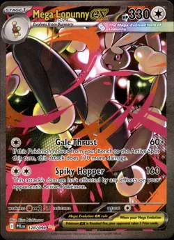 Mega Lopunny ex 128/094 Special Illustration Rare - Pokemon Phantasmal Flames NM - Image 1