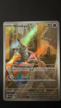 Pokemon Mimikyu 075 Sv: Scarlet & Violet Promo Holo Paldean Fates ETB - Image 1