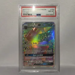 2017 Pokemon TCG Umbreon GX 154/149 (Secret) Sun & Moon PSA 8 NM/MT - Image 5