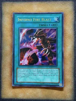 Yugioh Inferno Fire Blast SOD-EN042 Ultra Rare LP - Image 1