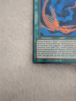 GFP2-EN166 Fossil Fusion Ultra Rare 1st Edition YuGiOh Card - Image 4