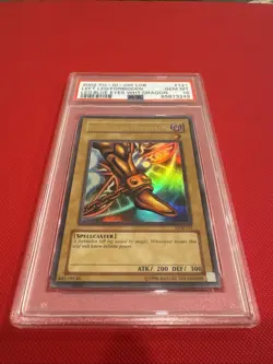 PSA 10 2002 Left Leg of the Forbidden One LOB-121 Ultra Rare Unlimited Yugioh - Image 1