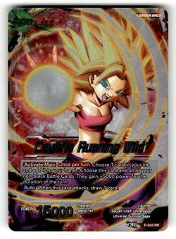 Caulifla // Caulifla Running Wild P-043 Normal Promo Promotion Cards LP - Image 1