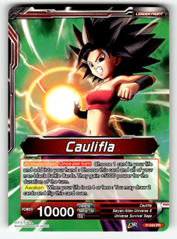 Caulifla // Caulifla Running Wild P-043 Normal Promo Promotion Cards LP - Image 2