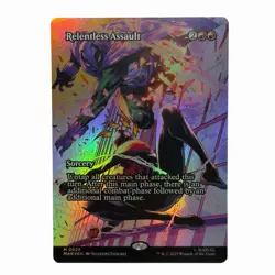 Relentless Assault Borderless Foil #25 MTG Spider-Man MAR EN NM - Image 1
