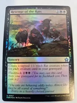 MTG -Revenge of the Rats FOIL Foundations - Image 1