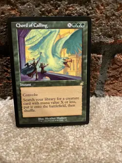 Chord of Calling RETRO FRAME, Ravnica Remastered, MTG NM/M - Image 1