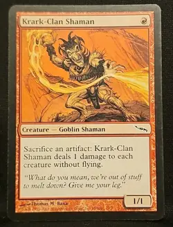 🔥🔥 Krark-Clan Shaman 🔥🔥 Mtg Mirrodin MT/NM Magic The Gathering - Image 1