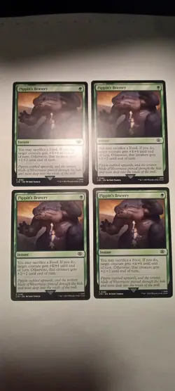 MTG Pippin's Bravery X 4 - Common, NM/M - Image 1