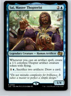 Magic the Gathering Sai, Master Thopterist Foundations Jumpstart MTG Free Ship! - Image 1