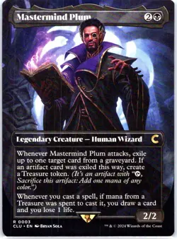 #3 Mastermind Plum (Borderless) Ravnica: Clue Edition Rare - Image 1