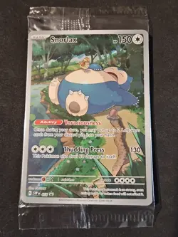Pokemon TCG Snorlax Sealed Promo 051 Scarlet Violet 151 Black Star Holo (1B) - Image 1
