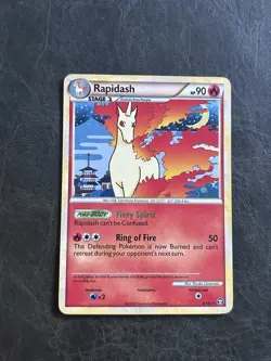Rapidash 8/102 Triumphant Holo Rare Stage 1 90 HP Pokemon TCG Card - Image 1