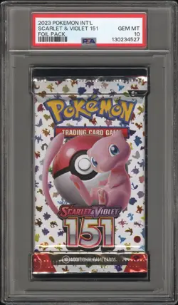 Pokemon Scarlet & Violet 151 SEALED Booster Pack PSA 10 GEM MINT - Image 1