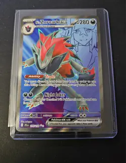Pokemon TCG Journey Together N's Zoroark ex FULL ART 175/159 - Image 1