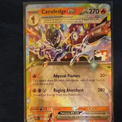 Pokemon Ceruledge ex 036/191 Prize Pack Series Cards Holo Double Rare Stage 1 EX - Image 1
