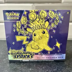 Pokemon Surging Sparks Pokemon Center Elite Trainer Box ETB - Brand New/Sealed - Image 1