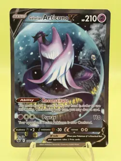 2021 Pokemon SWSH Chilling Reign Galarian Articuno V #170/198 - Image 1