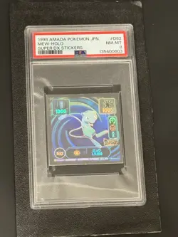 PSA NM/Mint 8 Mew (Ghost Rare Holo) - D82 - Pokemon Amada - 1998 Super DX - Image 1