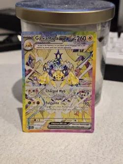 Pokemon TCG Galvantula EX Stellar Crown Card 168/142 Special Illustration Rare - Image 1