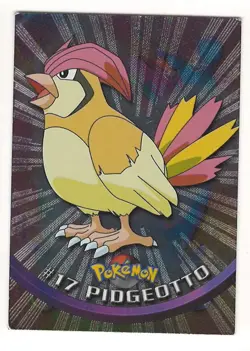 1999 TOPPS POKEMON - # 17 PIDGEOTTO HOLO FOIL BLACK LOGO - TV ANIMATION - LOOK - Image 1