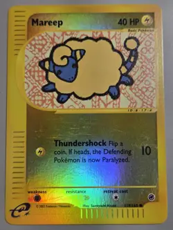 Pokemon Base Set Expedition #119/165 Reverse Holo MAREEP **never played** - Image 1